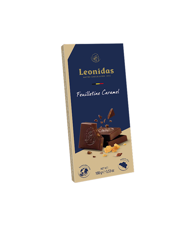 Tablette Chocolat Noir Caramel Feuilletine 100g
