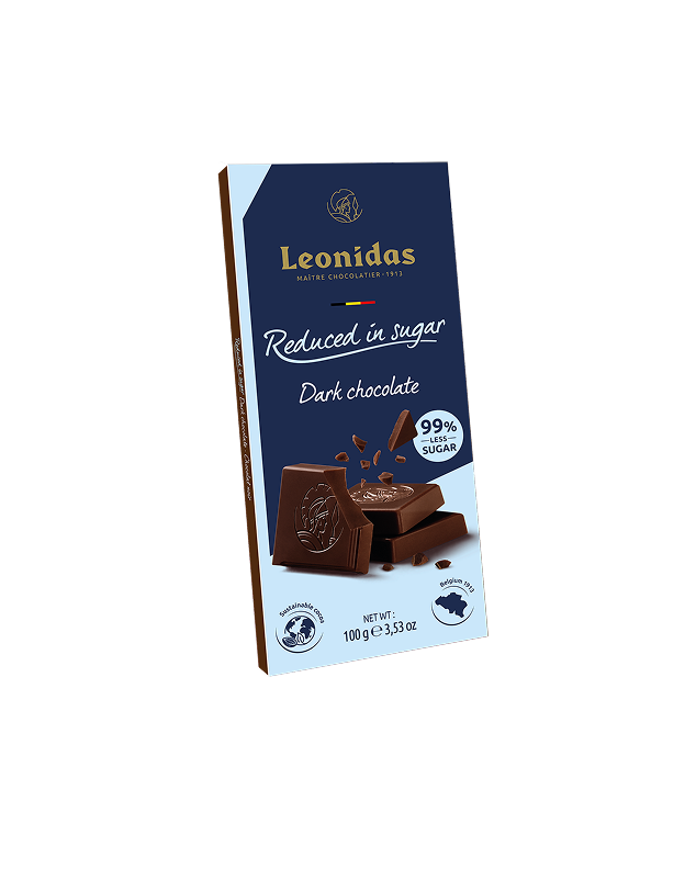 Tablette Chocolat Noir Réduite en Sucres 100g