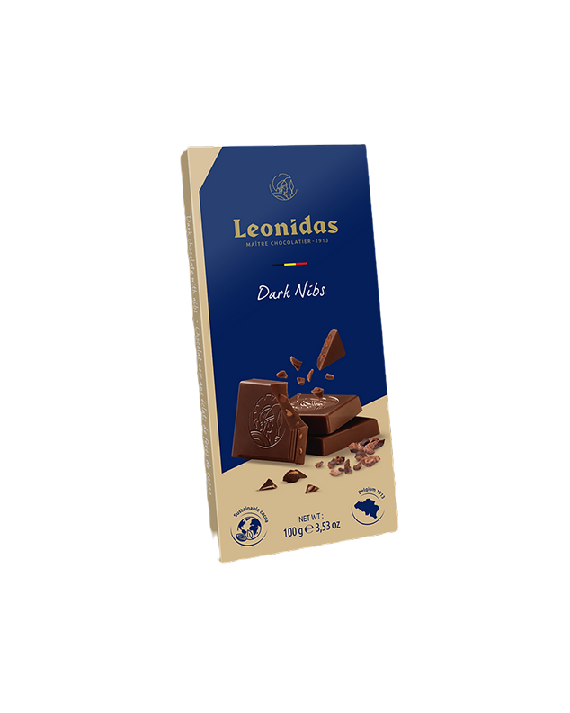 Tablette chocolat noir nibs 100G