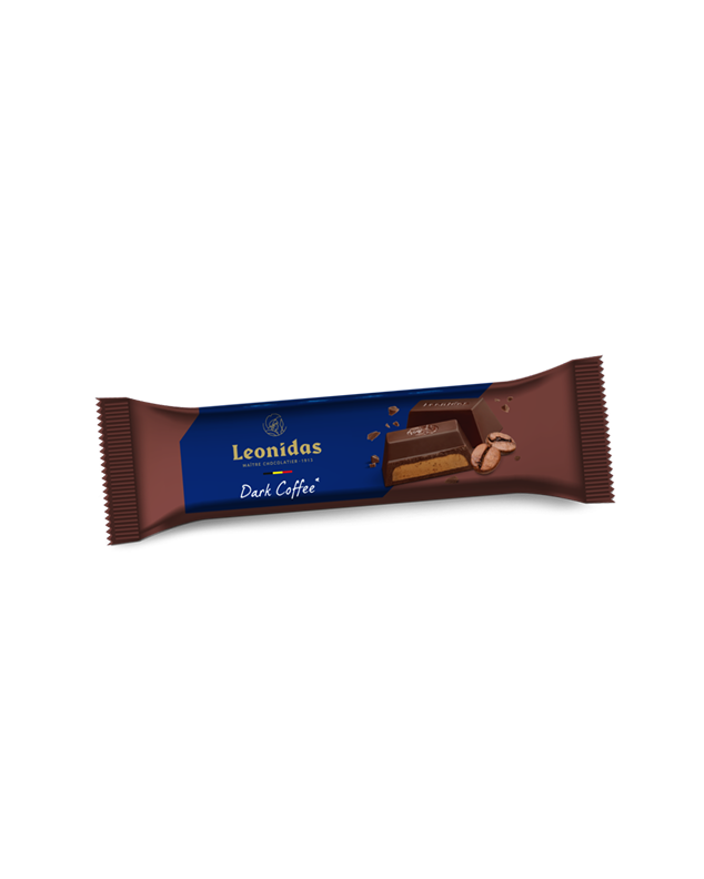 Barre Chocolatée Noir Praliné Café 50g