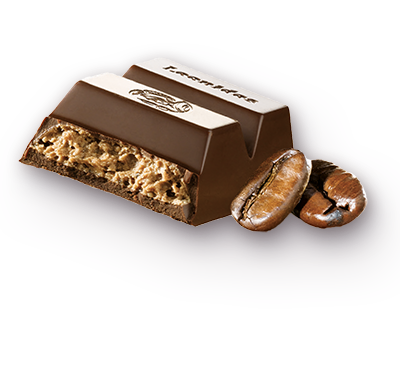 Barre Chocolatée Noir Praliné Café 50g